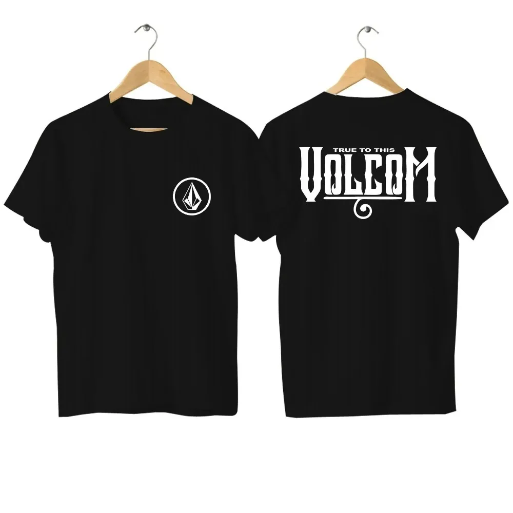 Футболка Volcom Stone трендовая мужская и женская футболка летняя хлопковая большого