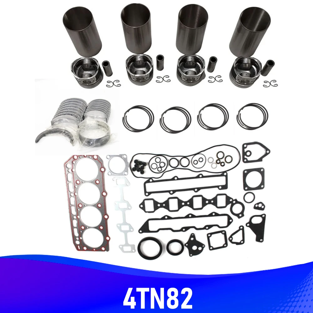 

4TN82 4TN82E Overhaul Rebuild Kit For Yanmar Engine Excavator Tractor Repair Set Auto Parts