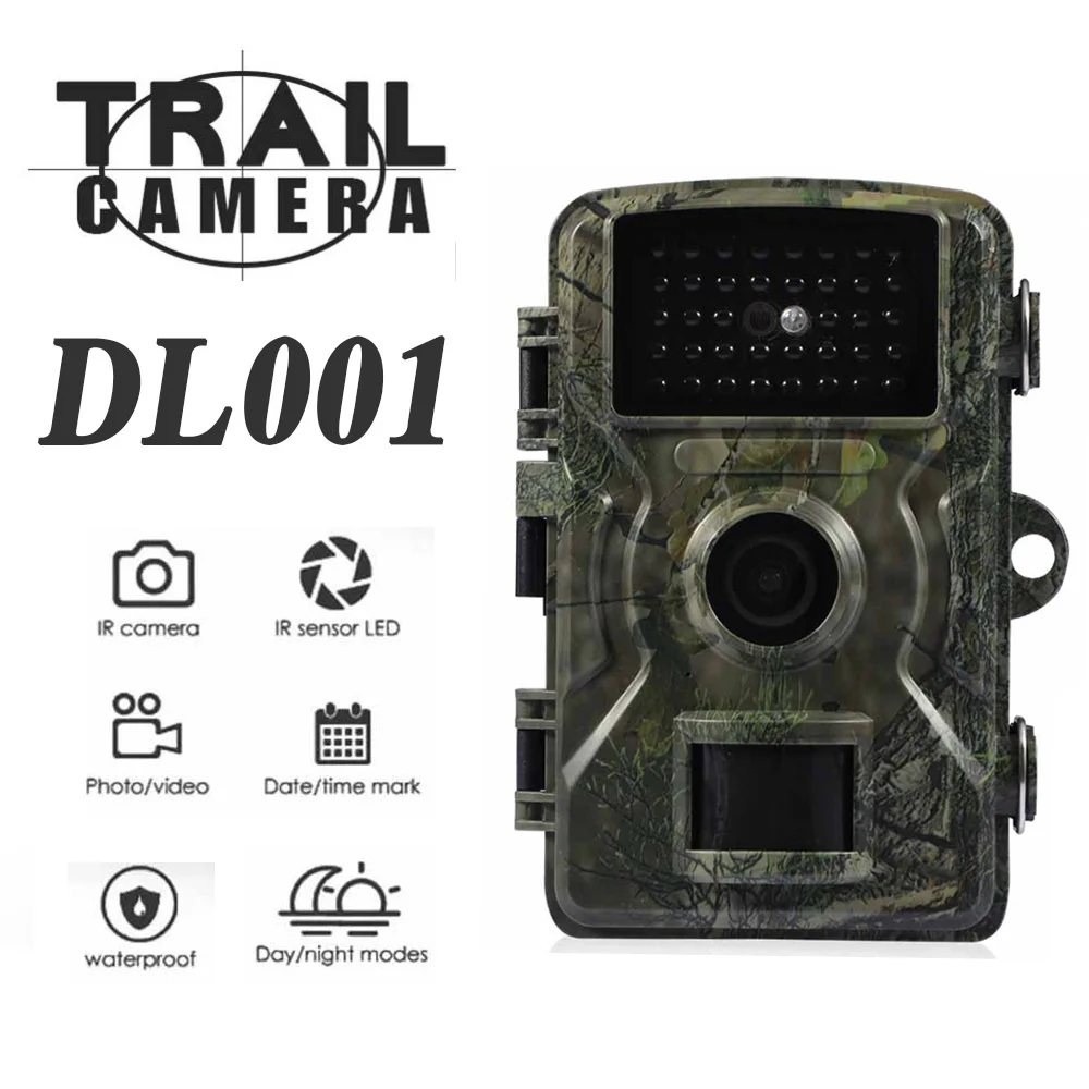 

DL001 Hunting Trail Camera Surveillance Wildlife Cameras Infrared Night Vision Scouting Camera 12MP 1080P Photo Trap Wild Camera