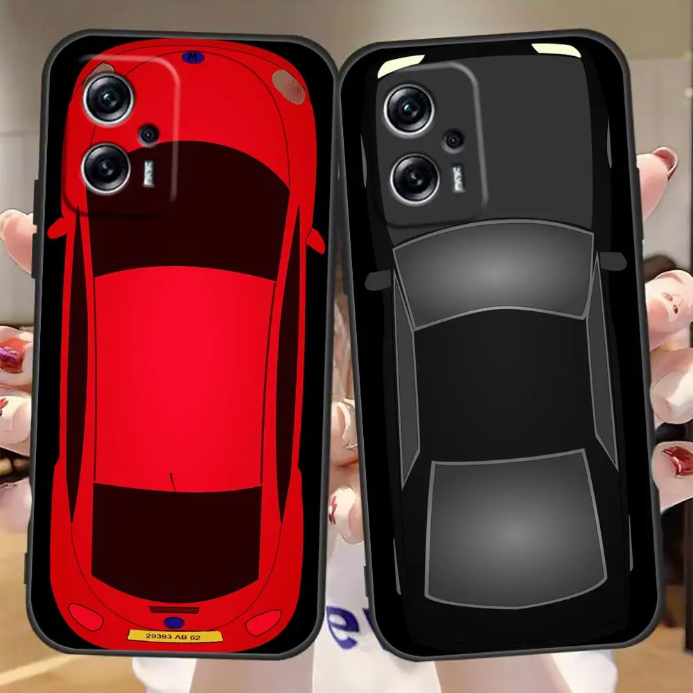 

Cartoon Model Of Sports Car Vehicle Case For Redmi Note 12 11 11R 11SE 11S 11T 11E 10 10S 9 9T 9S 8 8T Pro Plus 4G 5G Cover Capa