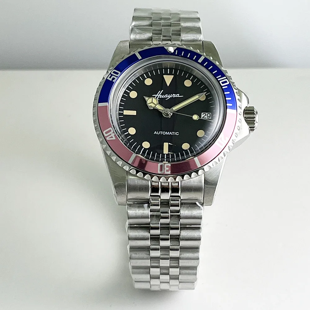 HUAYRA автоматические механические мужские повседневные деловые часы 39 мм