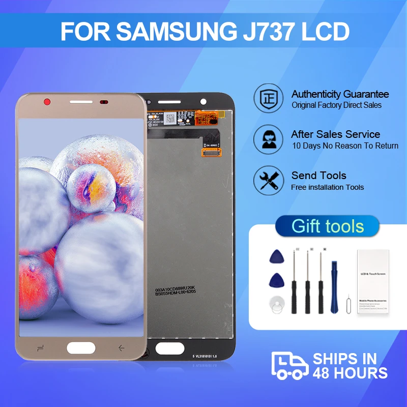 Дисплей J7 2018 для Samsung Galaxy J737, ЖК-дисплей с сенсорным экраном и дигитайзером, J737A, J737P, J737V, J737T в сборе с инструментами, 1 шт.