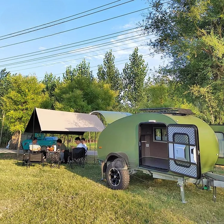 Фото Австралийский роскошный мини-прицеп-кемпер для бездорожья, автодом для путешествий, прицеп-кемпер для оверлендинга №4