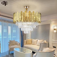 nordic luxury bedroom crystal lamp living room ceiling chandelier restaurant crystal chandelier hotel lobby crystal chandelier