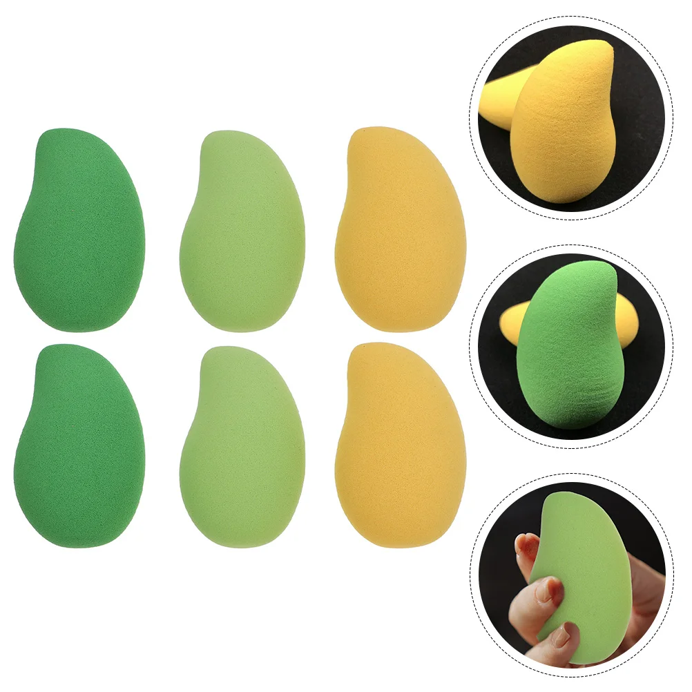 

6 шт., женские губки для макияжа