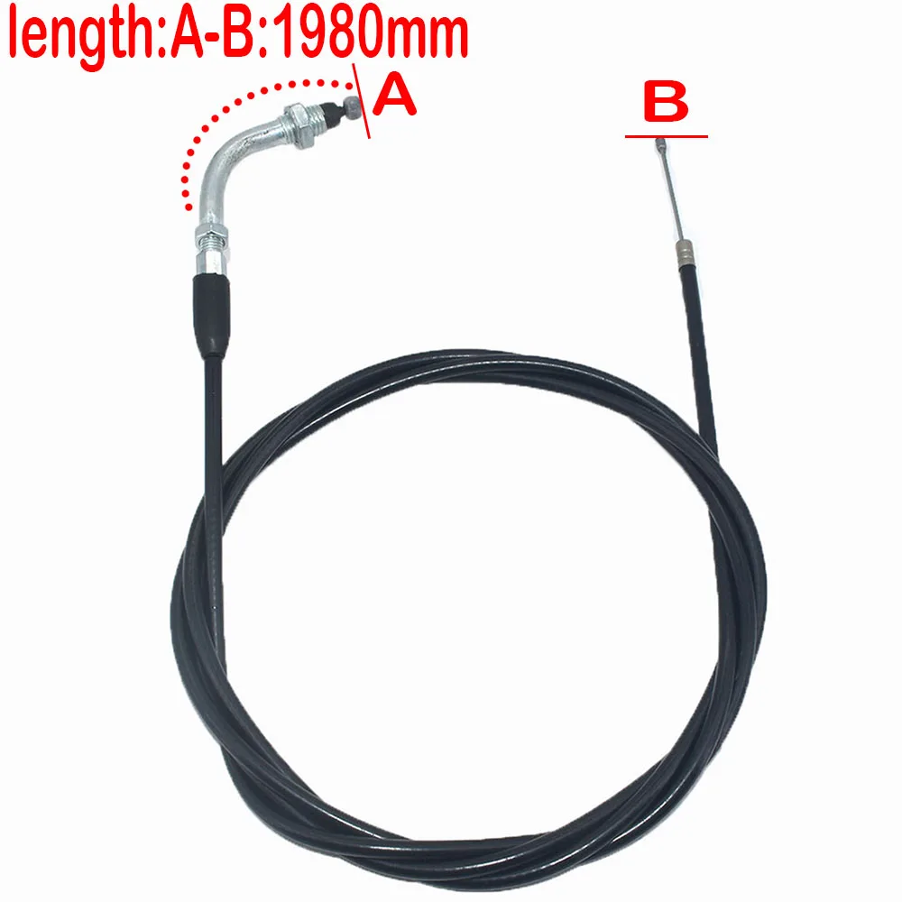 

Универсальный плоский карбюратор для гоночных выступлений, трос дроссельной заслонки 180/170/160 см для скутера, мотоцикла