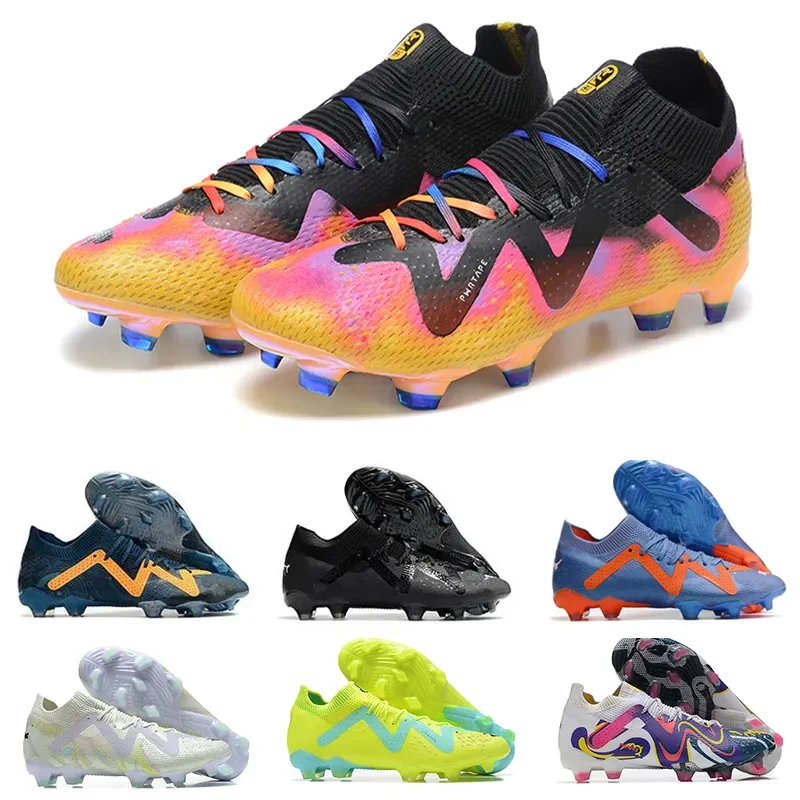 

Soccer Shoes Neymar Jr. FUTURE Ultimate FG AG Fire Cleats Blue Eclipse Pursuit Fast Yellow White Ultra Orange Creativity Team