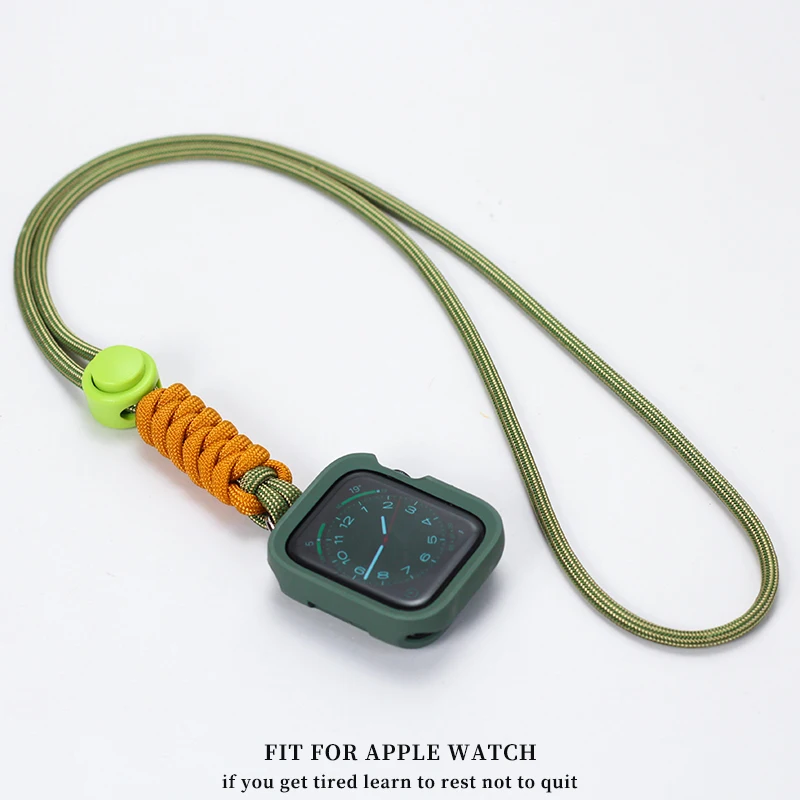 Фото Чехол для Apple Watch Красочный плетеный ремешок на шею Прочный ультра-9, 46, 45, 44, 42, 41, 40 мм ремешок S 1098765432   Аксессуары SE №5