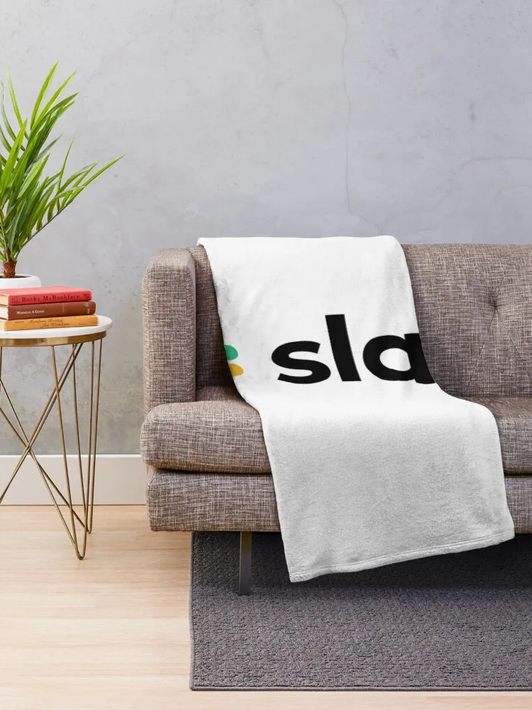 Одеяло с логотипом Slack мягкие большие тяжелые одеяла украшения для диванов