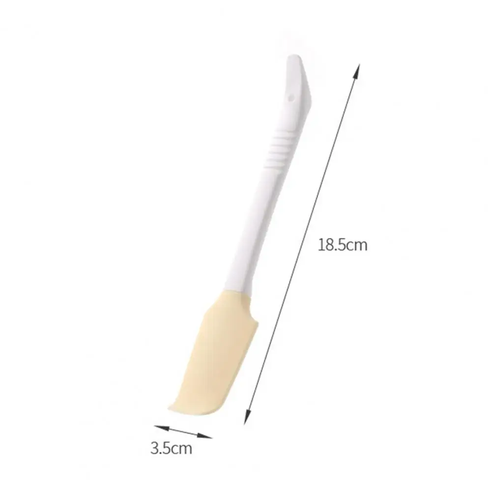 Эффективный силиконовый скребок для крема с длинной ручкой эргономичный не