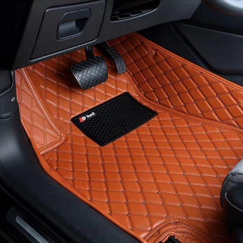 

All-weather Protection Custom Leather Diamond Car Foor Mat For Geely All Models Emgrand EC7 X7 FE1 Automobiles Auto Accessories