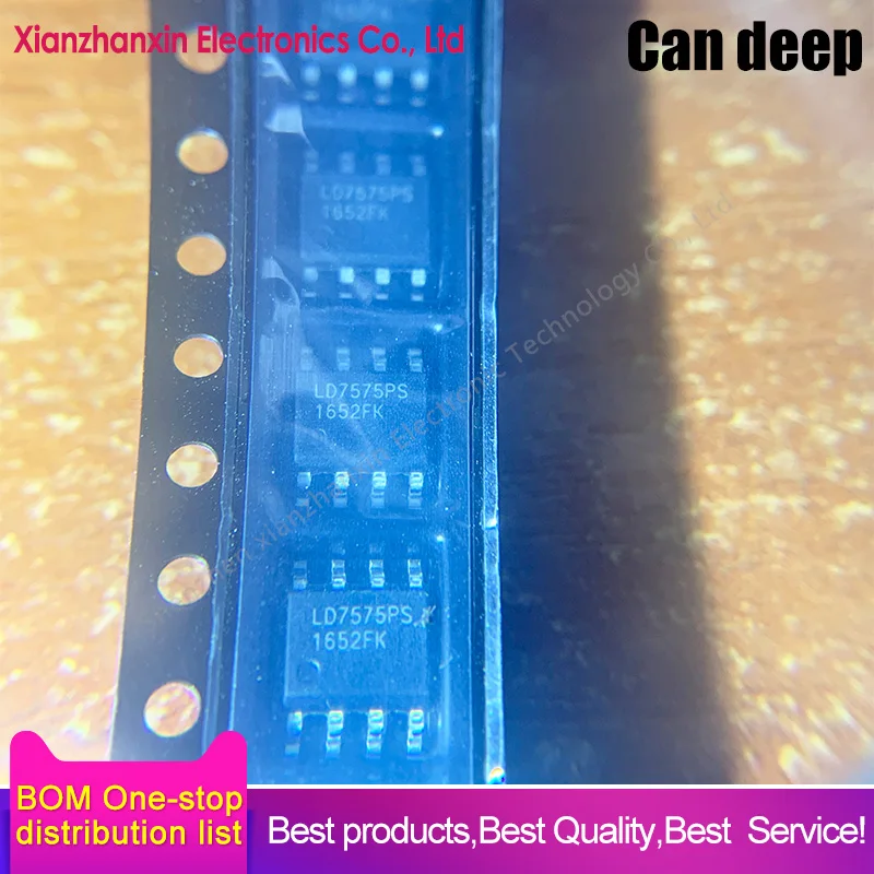 10 шт./партия, LD7575PS LD7575 SOP-8, интегральные микросхемы управления питанием ЖК