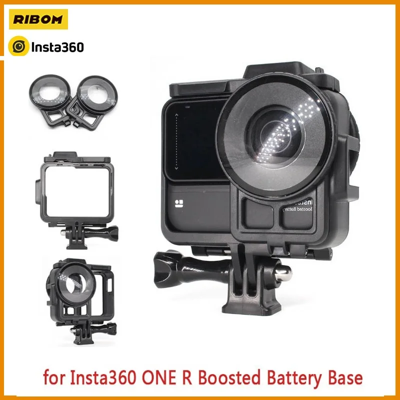 

New Insta360 ONE RS /R Mounting Bracket For Boosted Battery Base Lens Guards Accessories For Insta 360 ONE RS /R 360 Mod