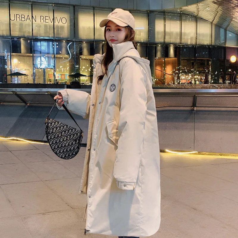 Bread Coat down Cotton Clothing Cotton Coat Women's Winter Coat Mid-Length Thick Cotton Jacket New Fashion