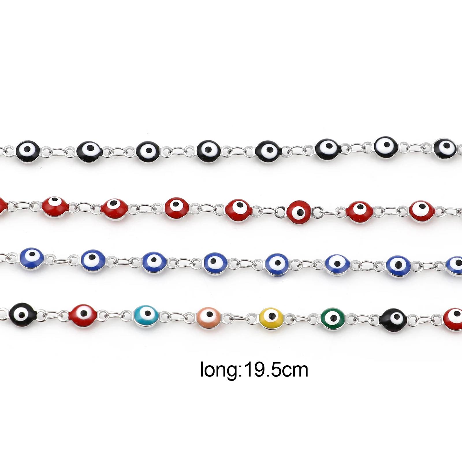 1 шт. браслет из нержавеющей стали 19 5 см