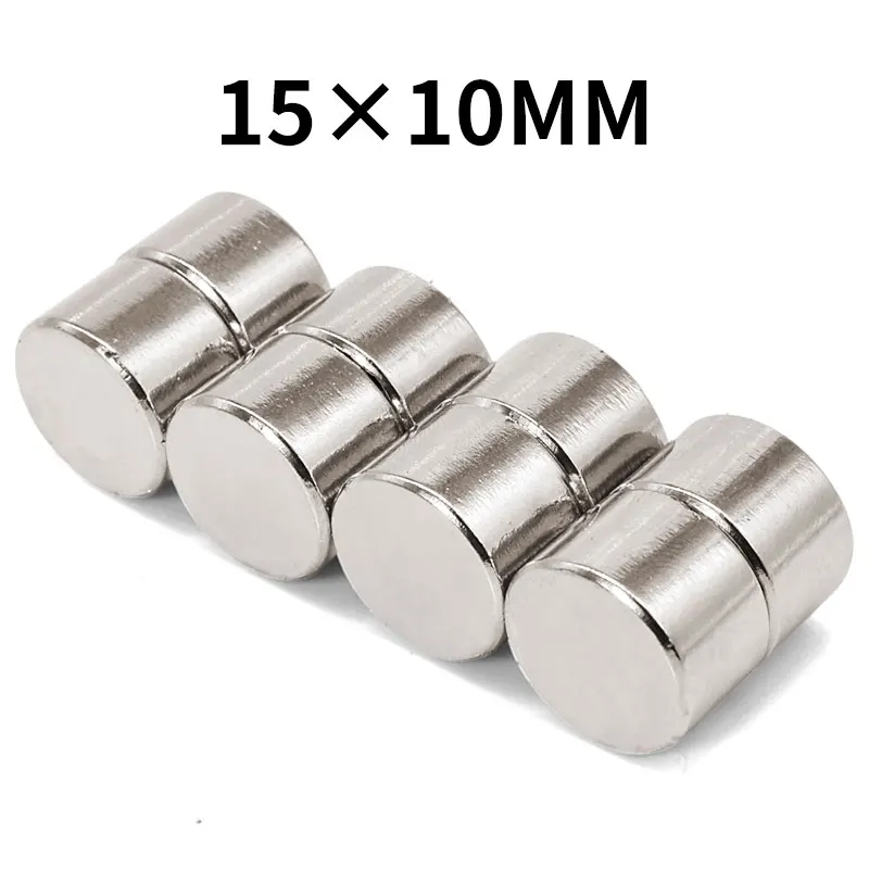 

5pcs magnet strong magnetic patch round strong small magnet 15 * 10mm high strength 15X10mm neodymium magnetic steel