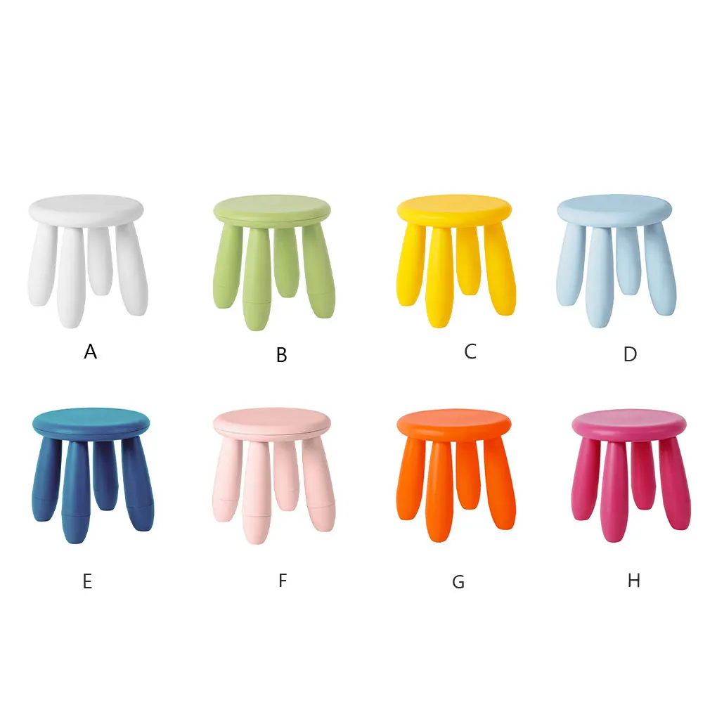 

Children Plastic Stool Home Footboard Kindergarten Bench Furniture