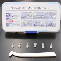 6 piecesbox dental orthodontic mould starter kit mini forming mold accessories injection