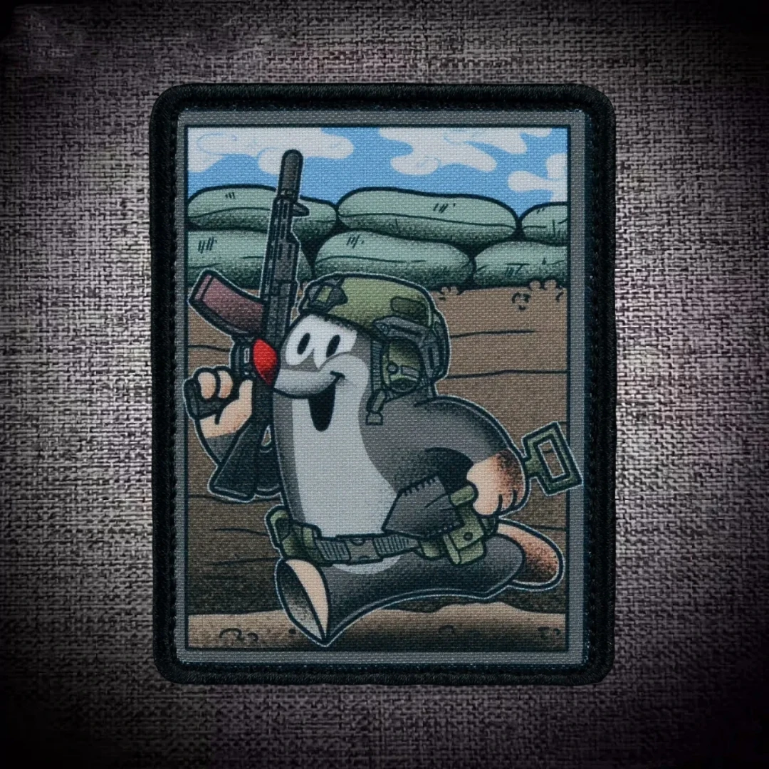 Krtek Mole Operator тактический значок морали нашивка военная армейская повязка на руку