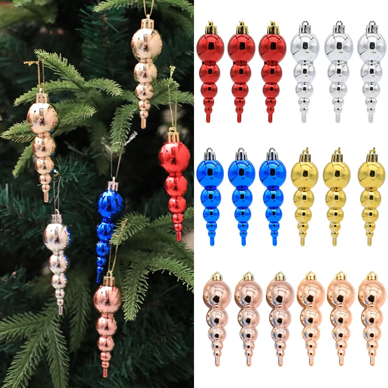 

6pcs/box Christmas Candy Lollipop Crutch Christmas Tree Ornaments Xmas Gift DIY Decor Supplies for New Year 2024 Home Decoration