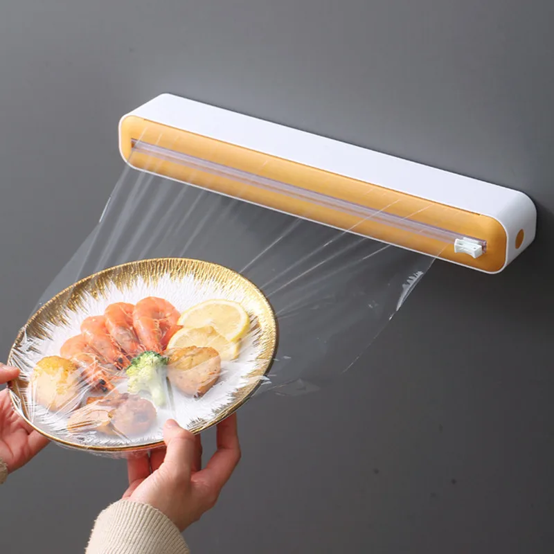 Dispenser com Cortador Integrado para Filme de Alimentos