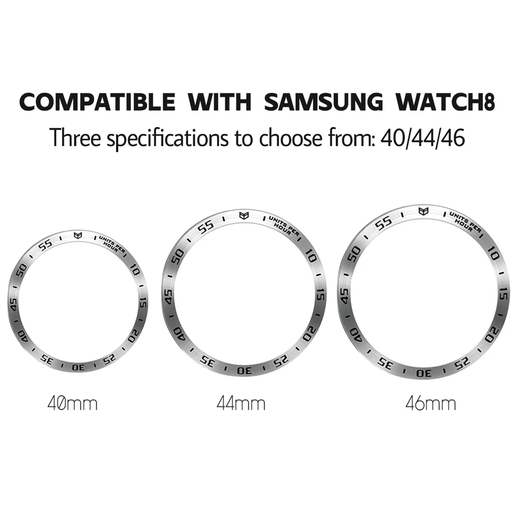 Защитный чехол-рамка BEHUA Bezel Ring для Samsung Galaxy Watch 8 Classic 42 мм46 мм, Watch8 40 мм44 мм (art.: 3920da6690acd) - 3920da6690acd