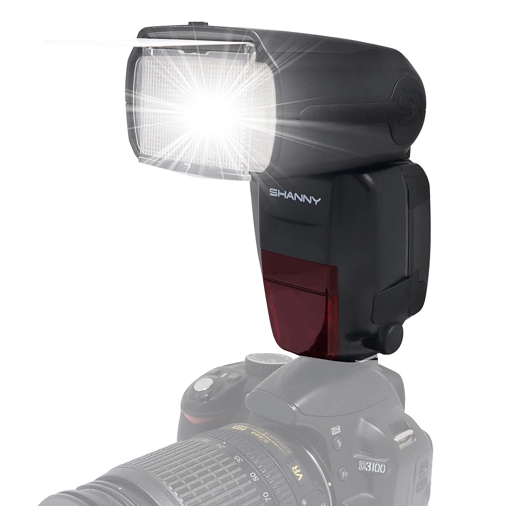 

Shanny TTL HSS GN60 Flash Speedlite 2,4G Беспроводная система для Nikon D810 D800 D800E D700 D750 D610 D600 D300s D300 D200 D7100