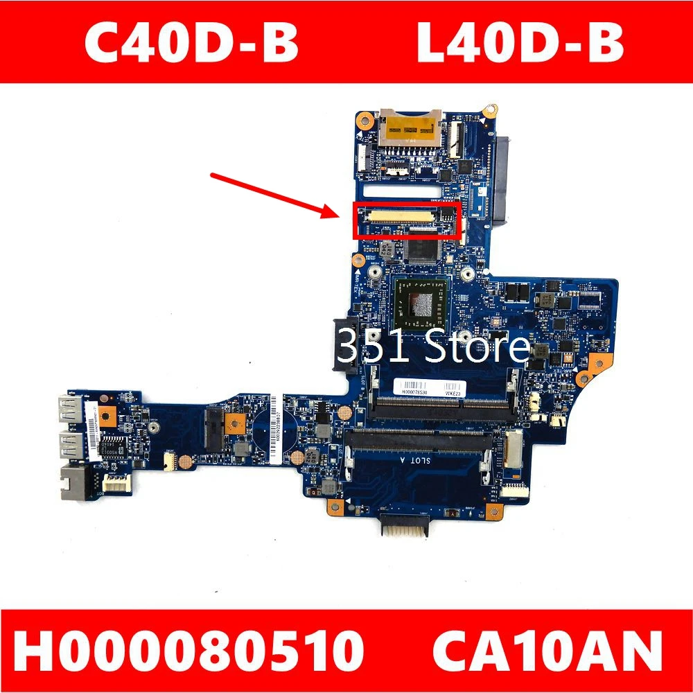 

Женская материнская плата для ноутбука TOSHIBA CA10AN H000080510, протестирована на 100%