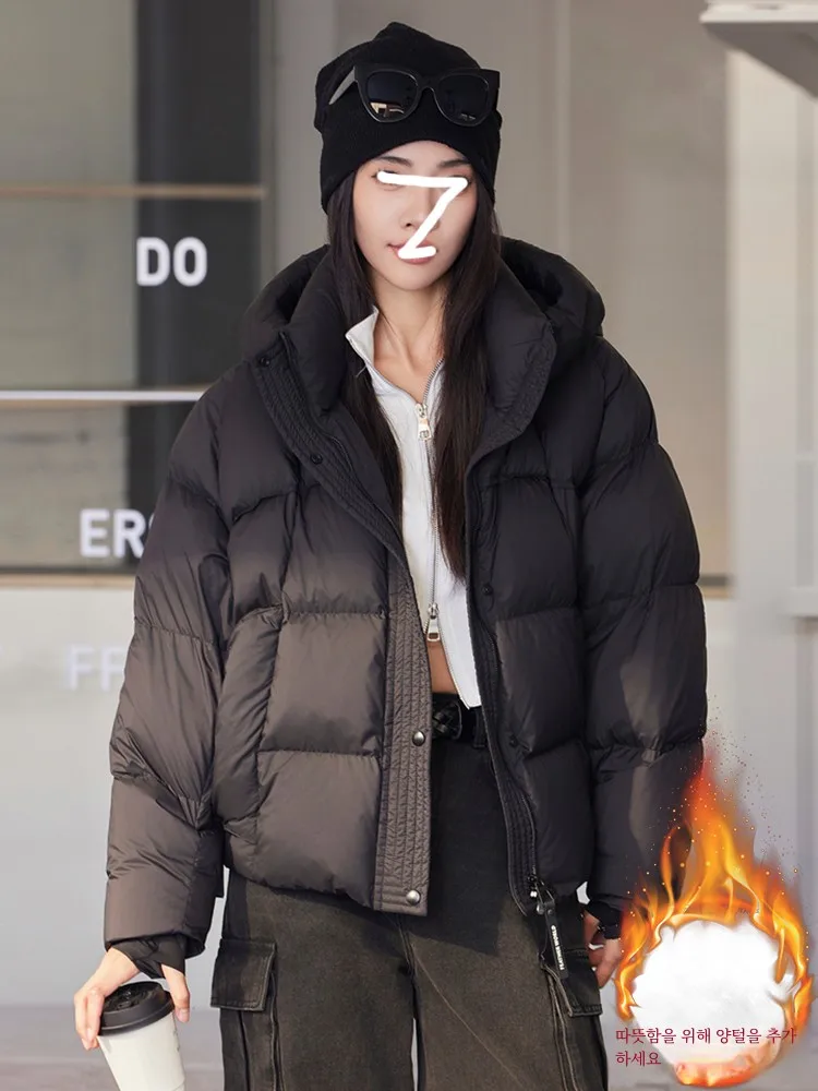 Модная куртка на хлопковой подкладке верхняя одежда для женщин новинка 2024 зимний