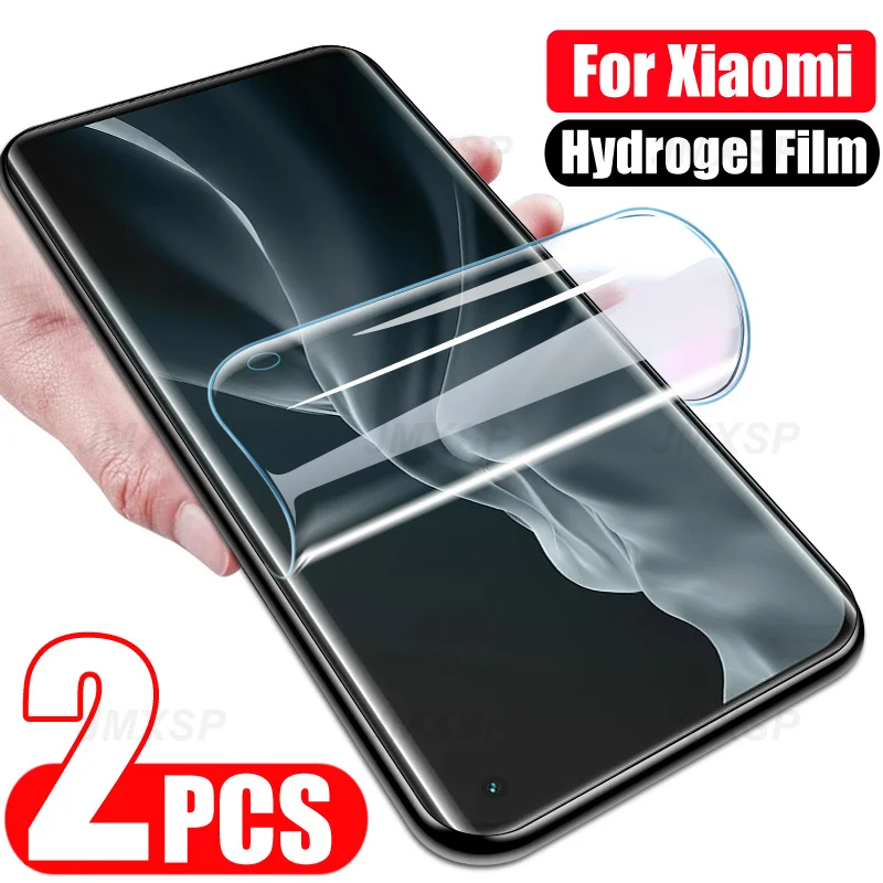 

2Pcs Hydrogel Film For Xiaomi Mi 10 11 10T Lite 10i 11i Screen Protector For Xiaomi Mi 11 10 10T 11T 11X Pro Mi Note 10 Pro Film