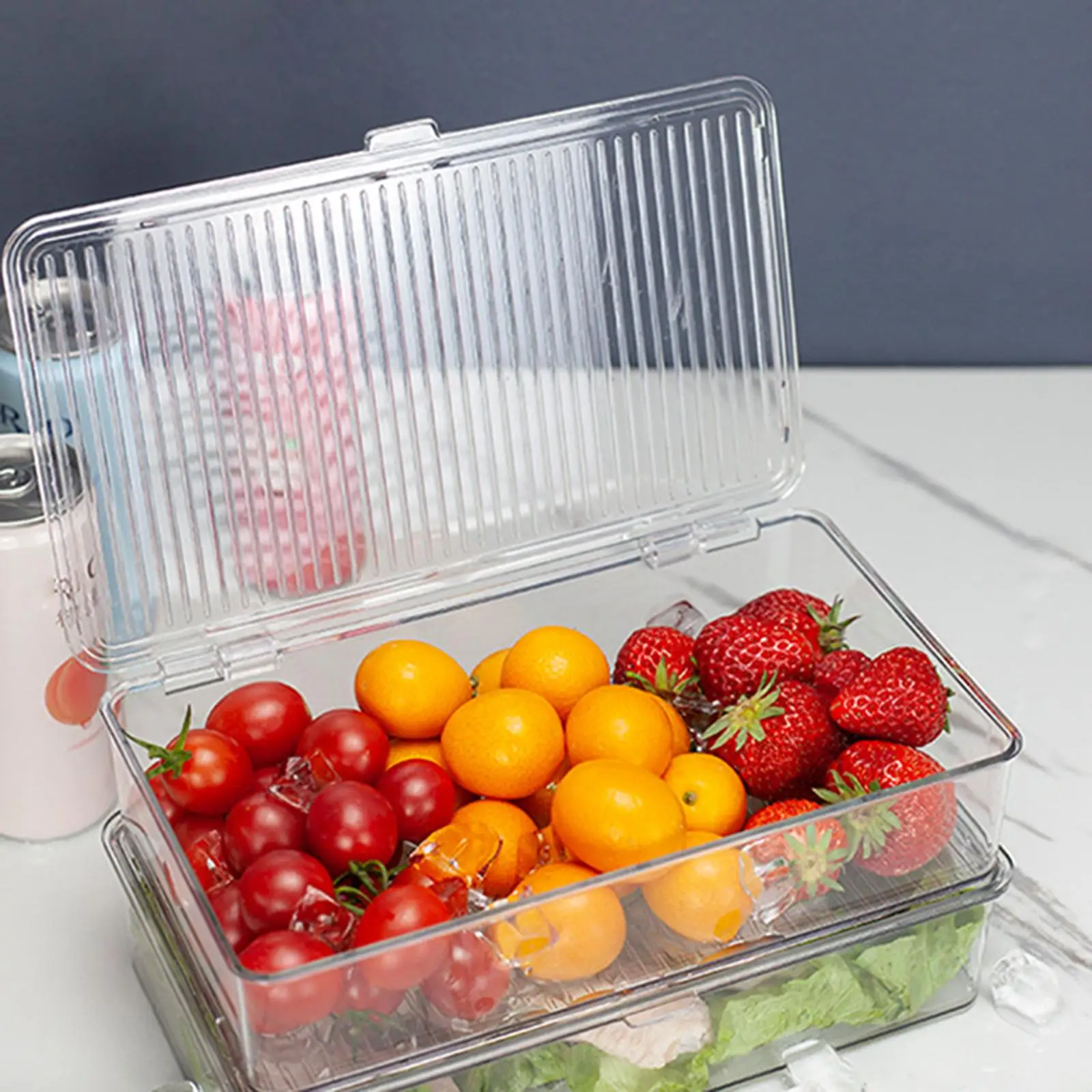 

Fridge Storage Box Refrigerator Organizer Bin Kitchen Pantry Organization