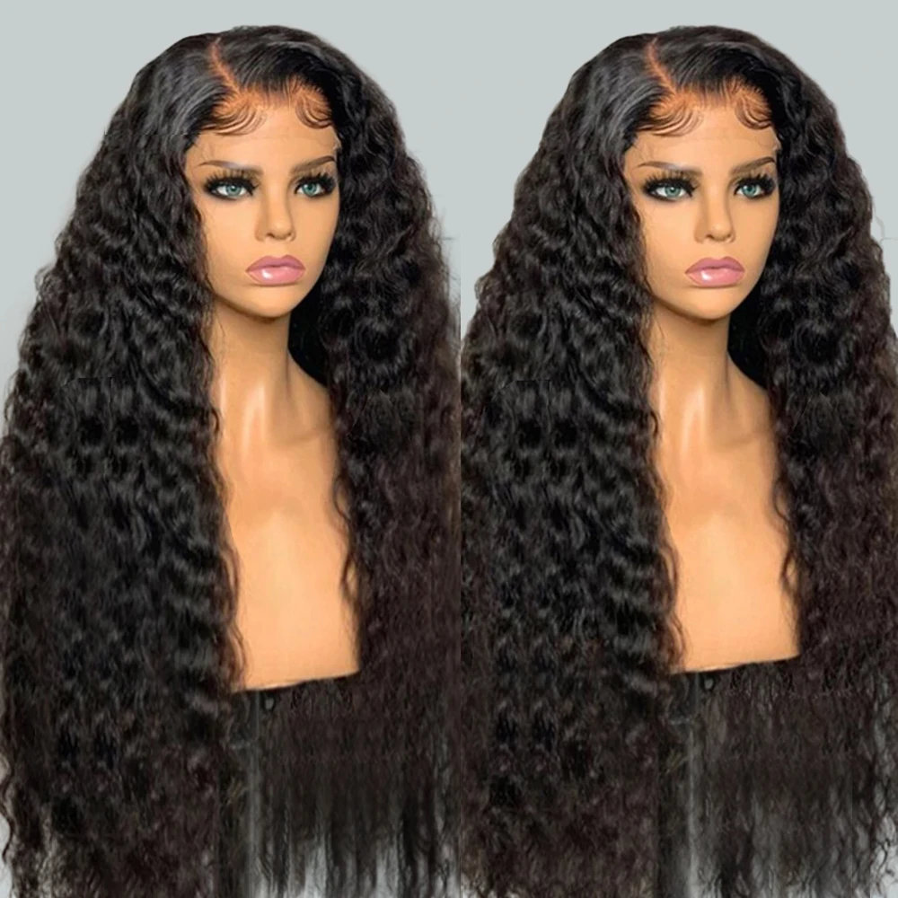 Парик Deep Wave 13x6 Hd на сетке спереди, парик из прозрачных