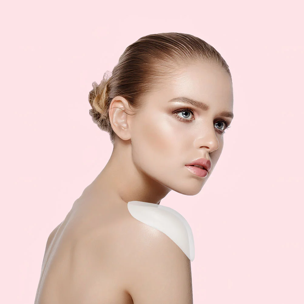 

5 Pairs Shoulder Pads Silicone Clothes Adhesive Push-up Women Right Angle Invisible