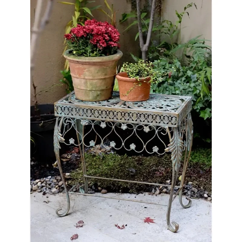 Вертикальная подставка для цветов вертикальная в стиле ретро Чугунный Стол