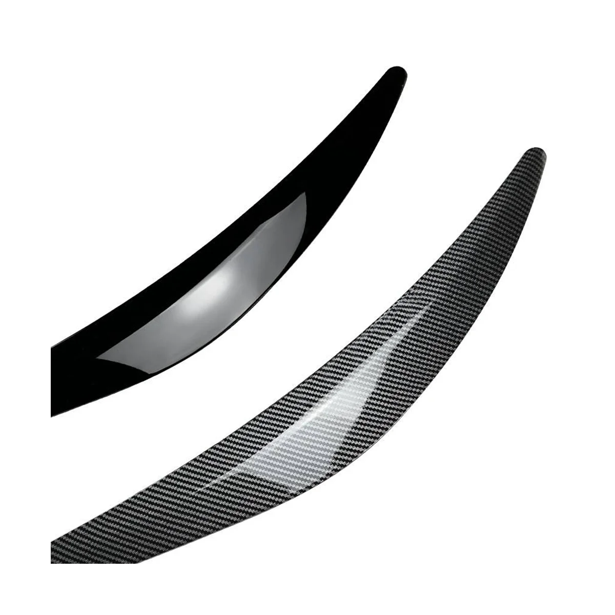 Накладка на переднюю фару автомобиля из углеродного волокна Декоративная полоса