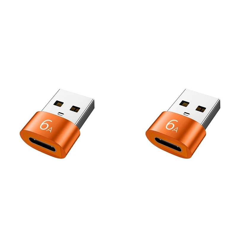 

2 шт., переходник с USB Type C на USB 3,0 OTG, 6 А