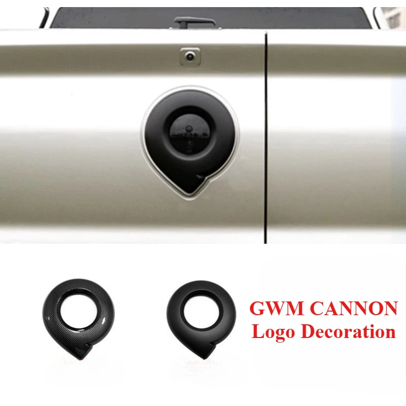 Фото Декоративные накладки на передний и задний эмблемы GWM CANNON, модели 2023-2025 годов №1