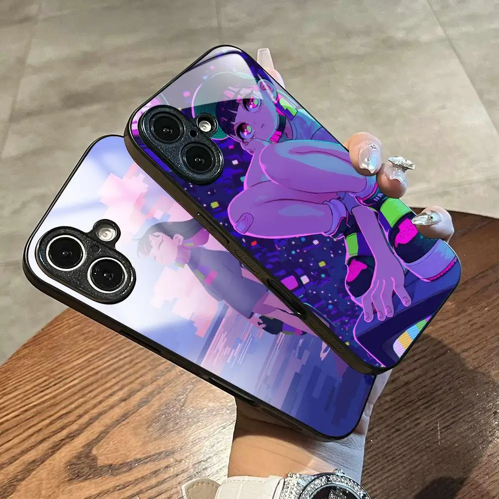 Фото Чехол для iPhone 17 Air, 16, 15, 14, 13, 12, 11 Plus, Mini, Pro, Max с рисунком японской певицы Зутомайо, стеклянный, магнитный №2