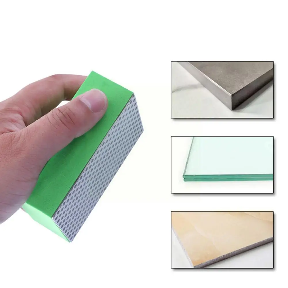 

1pcs Diamond Handy Trimmer Edging Polishing Diamond 4 Tools Sponge Colors Hand A0y6