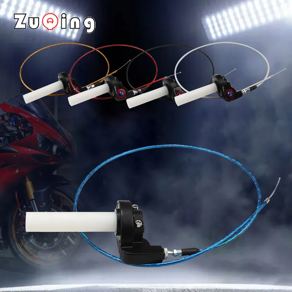 

Рукоятка для мотоцикла, быстросъемные короткие захваты, крест, быстросъемная дроссельная заслонка, акселератор с кабелем 900 мм, 1200 мм, аксессуары для мотокросса, кроссового велосипеда