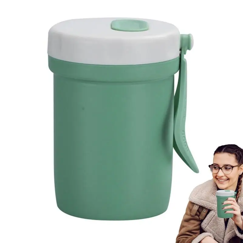 

Portable Coffee Mug Microwave Sealing Coffee Travel Mug PP Reusable Breakfast Travel Drinking Cup Water Bottle With Lid And A