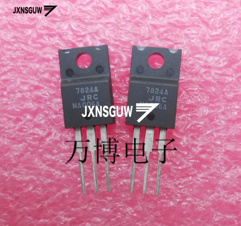

10PCS Original JRC NJM7824FA Three-terminal regulator 7824 Transistor triode 7824 +24V LM7824 Red Copper substrate made in Japan