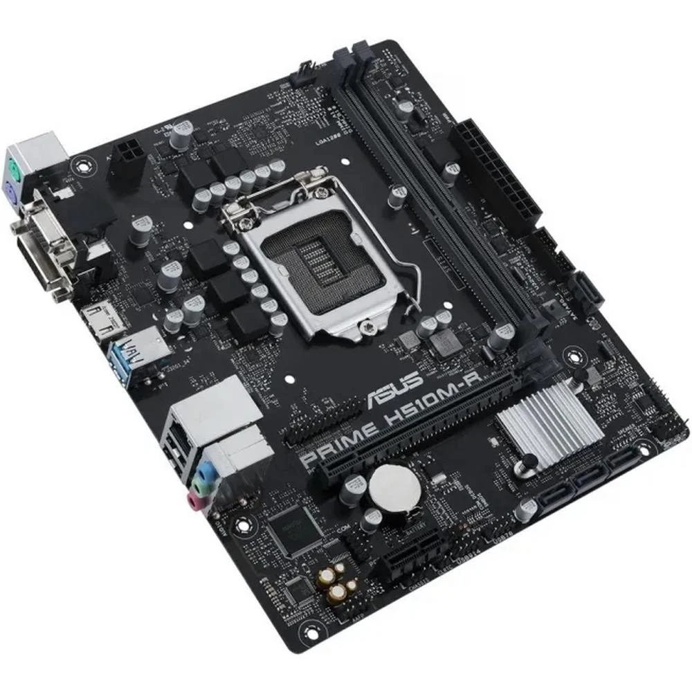 Материнская плата ASUS Prime H510M-R-SI H510 Socket-1200 2xDDR4 4xSATA3 1xPCI-E16x 2xUSB3.2 D-Sub DVI HDMI Glan mATX |