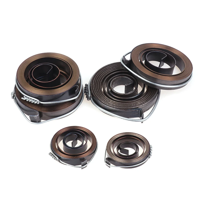 

1PC 0.7-1.5 Thickness 680-1540mm Spiral Flat Wire Coil Torsion Spring Constant Force Extension Springs Bench Drill Scroll Spring