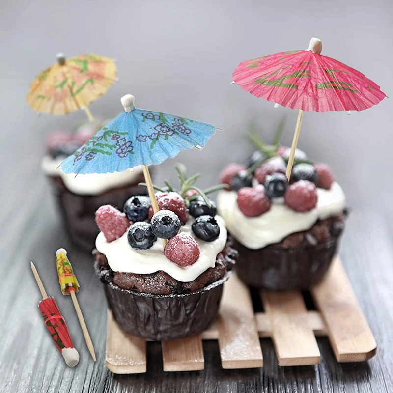 Коктейльный зонт для напитков и еды декоративные зубочистки вечерние отеля