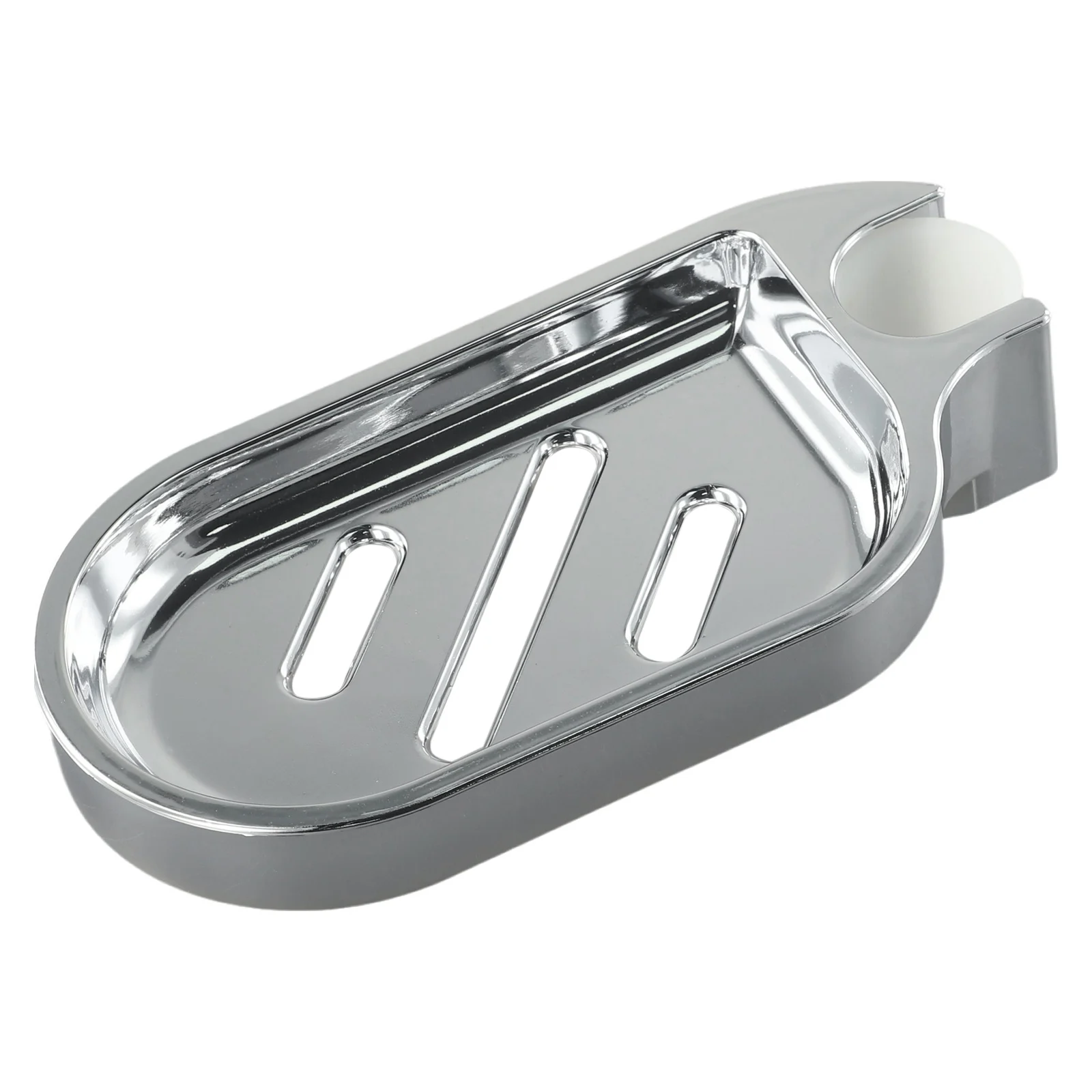 

New Arrival 24mm Plastic Shower Rail Soap Dish Box Soap Holder Soap Pallet Shower Rod Slide Bar ABS Chrome For Sliding Bar