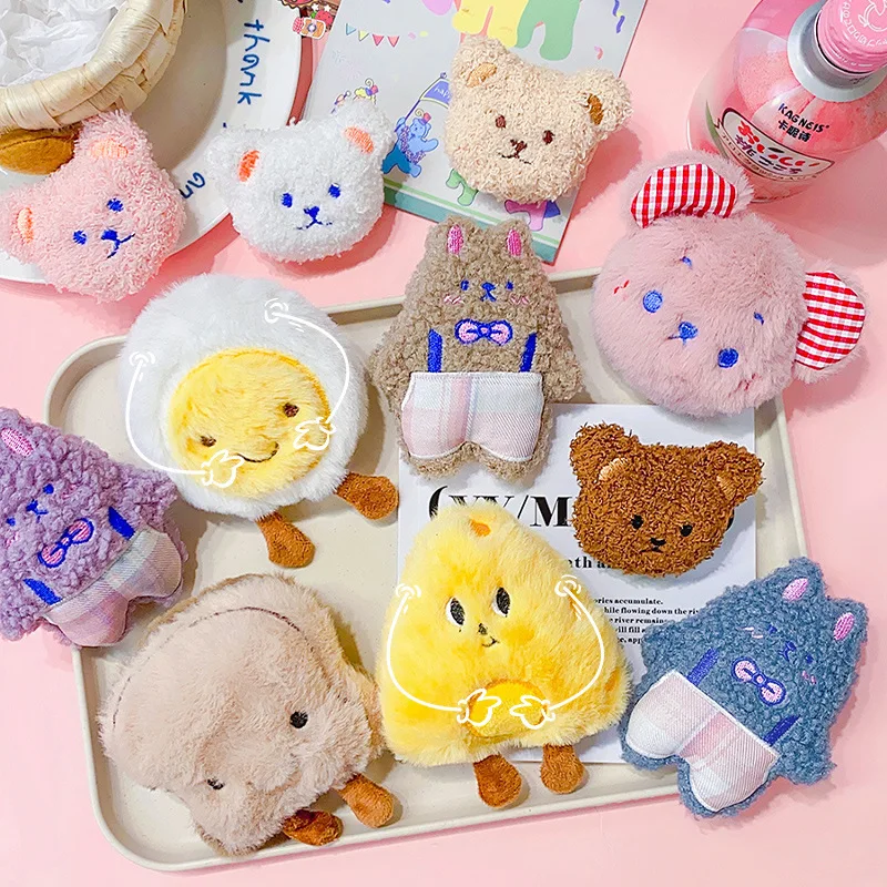 

Плюшевая брошь Милая яичная желтка Сумочка для пышек аксессуары Mianyang медведь подвеска Студенческая мультяшная булавка аксессуары для одеж...