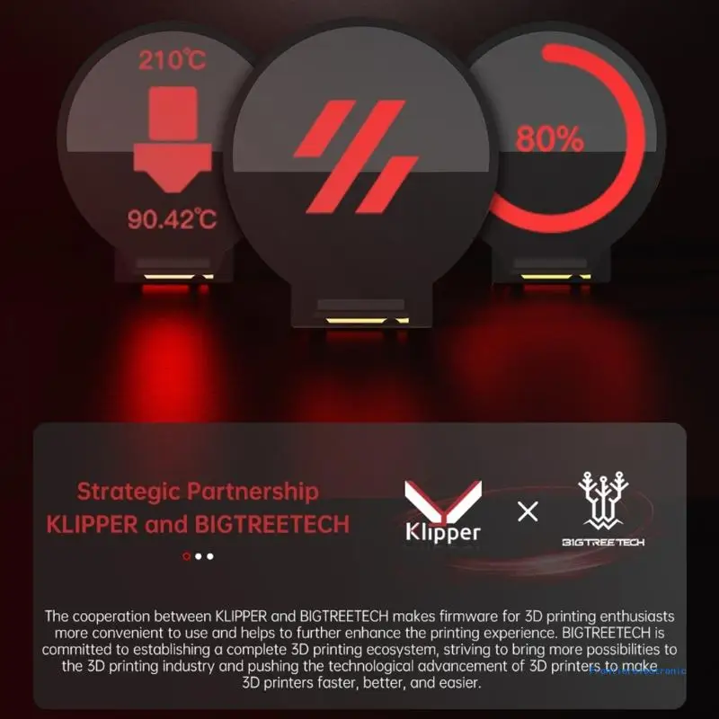 Для Klipper Voron EBB SB2209 SB2240 BIGTREETECH KNOMI V1.0 ЖК-экран дропшиппинг