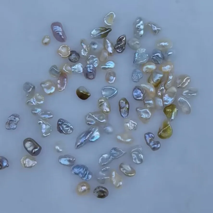 

Icnway natural 20 gram multicolor baroque freshwater pearl beads for jewelry making
