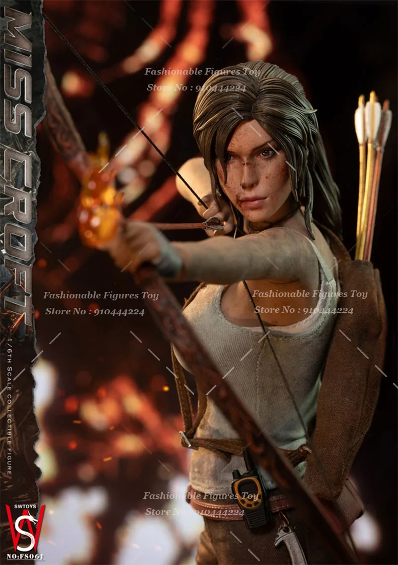 В наличии SWtoys FS061 1/6 Женский солдат Miss Croft Лара косплей приключения бриллианты